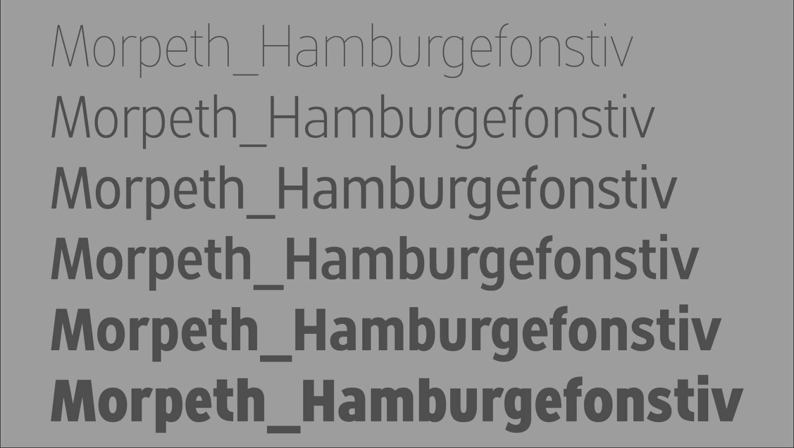 Morpeth Font G Type Foundry